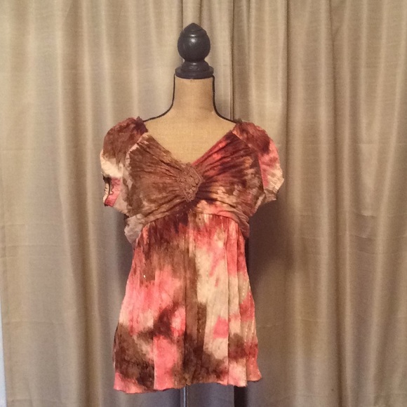 Venezia- brand low shoulder blouse.  Size 14/16 - Picture 3 of 8